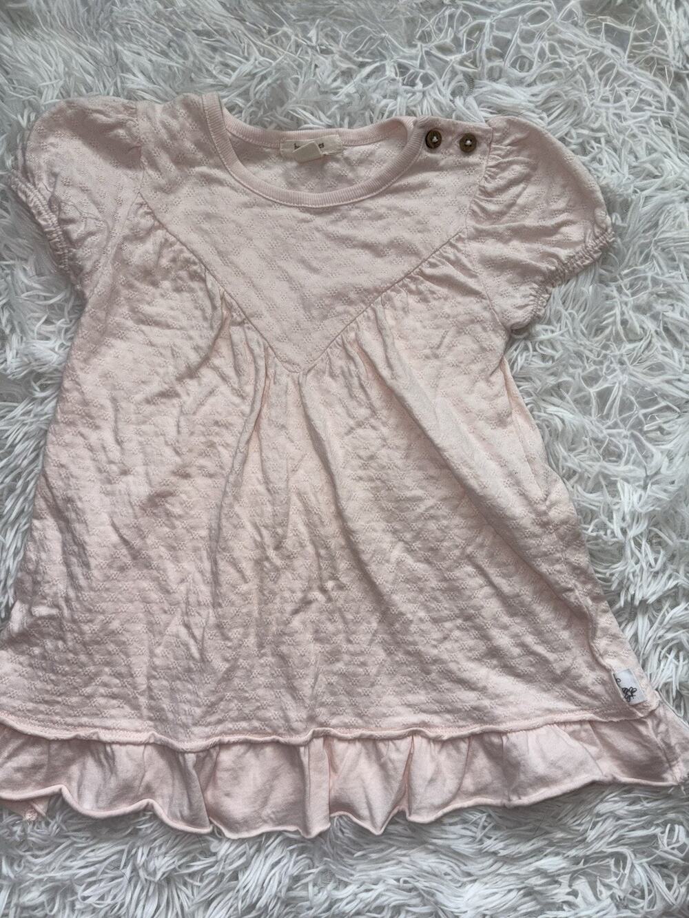 Burt’s Bees Baby 2T Pink Organic Cotton Dress. Soft, Adorable
